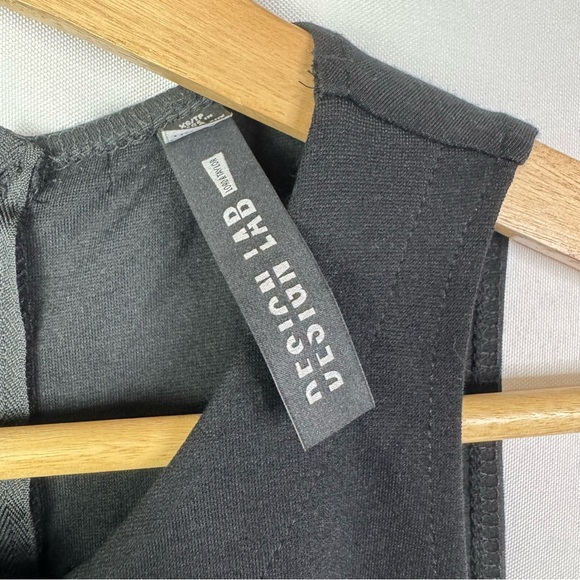 Lord & Taylor Design Lab Black Lace Up Bust Fit & Flare Mini Dress XS - Picture 4 of 4